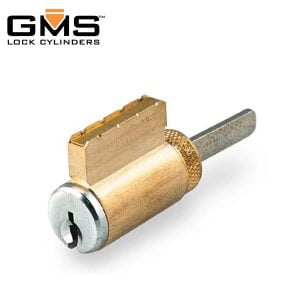 GMS - KIK Cylinder W/ Multi-Tailpiece / 6-Pin / US26D / Satin Chrome