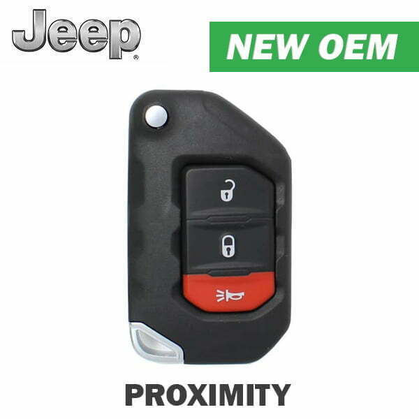 2018-2021 Jeep Wrangler Gladiator / 3-Button Flip Key / PN: 68416782AA / OHT1130261 (OEM)