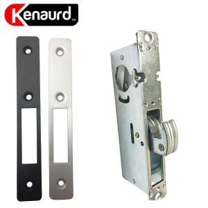 Kenaurd Narrow-Stile 1-1/8" Hook Bolt Lock Body With 2 Faceplates
