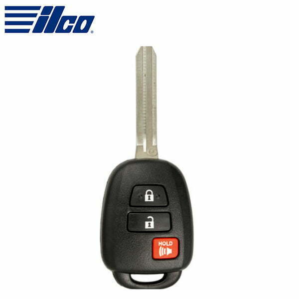 ILCO Look-Alike™ 2012-2016 Toyota Prius C / 3-Button Remote Head Key / PN: 89070-52F60 / FCC ID: HYQ12BDM (RHK-TOY-3PCG)