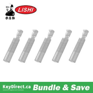 Bundle of 5 / Original Lishi – Replacement Clear Case for Lishi Tools