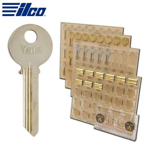 Ilco Engrave-It XP™ – Key Holder For OEM Yale Keys 998 & 999 Series, Round Head - Holds 12 keys (XP-KH9Y)