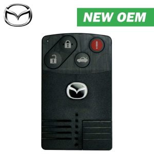 2004-2011 Mazda MX-5 Miata RX-8 / 4-Button Smart Card Key / PN: NFY7-67-5RYB / FCC ID: BGBX1T458SKE11A01 (OEM)