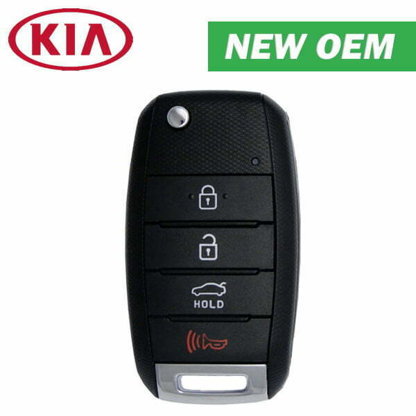 2017-2019 Kia Niro / 4-Button Flip Key / PN: 95430-G5010 / SY5JFRGE04 (DE 4BT) (OEM)