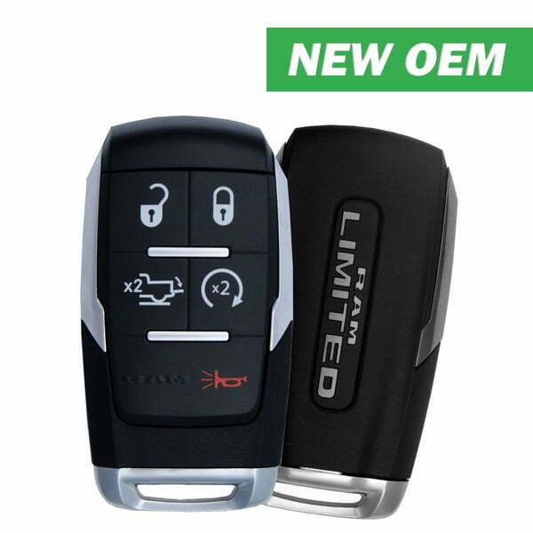 2019-2022 Dodge Ram 5-Button Smart Key PN: 68538052AB FCC ID: GQ4-76T  (OEM) KeyDirect Canada