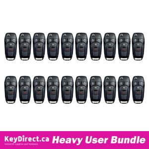 Bundle of 20 / 2013-2016 Ford Fusion / 4-Button Flip Key / 128 Bit / N5F-A08TAA (Aftermarket)