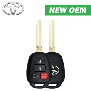 2015-2018 Toyota RAV4 / 4-Button Remote Head Key H Chip / PN: 89070-0R221 / FCC ID: HYQ12BDP/ Canadian Version (OEM)