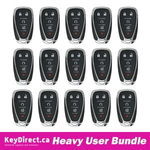 Bundle of 15 / 2021-2022 Chevrolet / 5-Button Smart Key / FCC ID: HYQ4ES / PN: 13522891 (Aftermarket)
