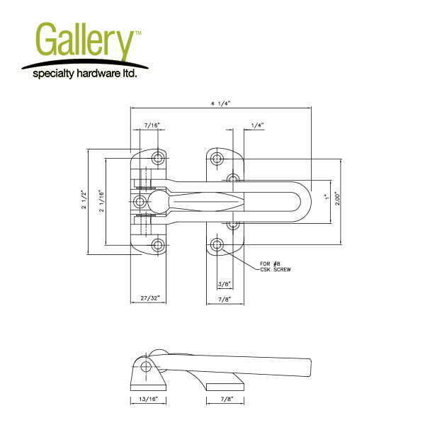Gallery Specialty Hardware - Door Guard / GSH 11