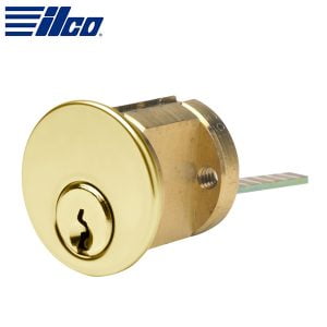 ILCO – 7075 Rim Cylinder Schlage Keyway / 5 Pin / Long Standard 2 3 ⁄ 8” / 03 – Bright Brass / KA2