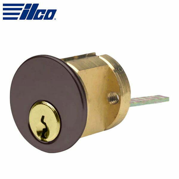 ILCO – 7075 Rim Cylinder Schlage Keyway / 5 Pin / Long Standard 2 3 ⁄ 8” / 46-Duacolor Brown Aluminum  / KA2