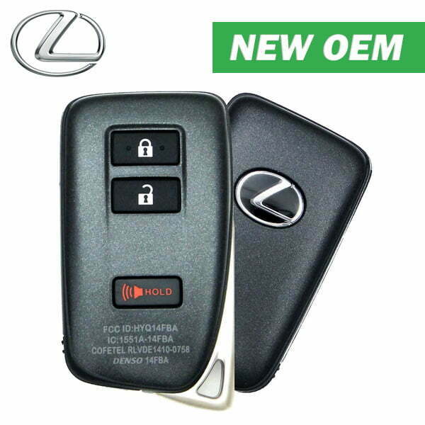 2015-2019 Lexus / 3-Button Smart Key / PN: 89904-78460 / HYQ14FBA / AG Board (OEM)