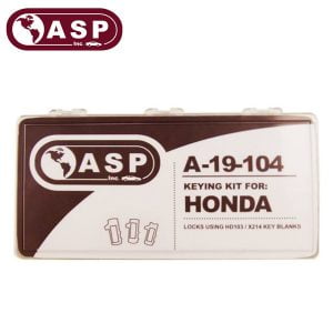 ASP - Honda HD103 X214 Keying Kit / A-19-104