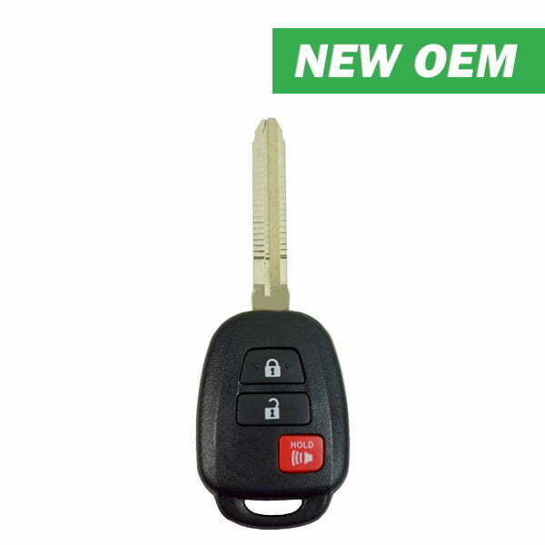 2012-2014 Toyota Yaris / 3-Button Remote Head Key / PN: 89070-52D90 (OEM)
