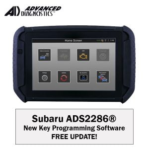 Advanced Diagnostics - New Key Programming Software FREE UPDATE! Subaru ADS2286®