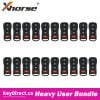 Bundle of 20 / Xhorse - Nissan Style / 4-Button Universal Remote for VVDI Key Tool / XKNI00EN (Wired)