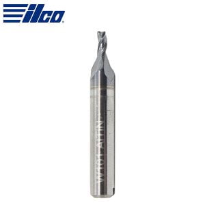 ILCO - W101 2.5 mm End Mill (Carbide) (AL-TIN) Cutter for Tri-Code, Triax, Quattrocode / D709238ZB (BC0432XXXX)
