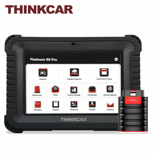 THINKCAR - PLATINUM SERIES 8 PRO - 8 inch OBD2 Scanner Car Code Reader Professional Vehicle Diagnostic Tablet Tool