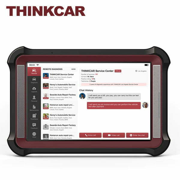THINKCAR - THINKTOOL X10 10" Inch OBD2 Scanner / Car Code Reader / Automotive Diagnostic Tablet with Remote Access Support