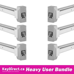 Buy By The Box & Save! Pack of 6 - 8000 SERIES Push Bar Exit Device / GRADE 2
