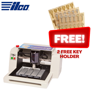 Get 2 FREE Key Holder with the Purchase of Ilco Engrave-It™ XP - Key Engraving Machine / Mid-Level / Sequential Numbering / Engraves keys, IC cores, name plates, pet tags and more