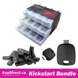 Kickstart Bundle! GTL Universal Flip Blade Set + 20pcs KEYDIY Universal Key Shell Head + 20pcs Xhorse SUPER CHIPS XT27A