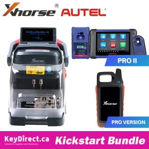 Kickstart Bundle - Xhorse Dolphin II XP-005L Key Cutting Machine + Autel MaxiIM IM508S Key Programmer + XP400 PRO + Xhorse VVDI Key Tool MAX PRO
