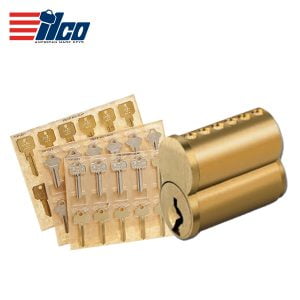 ILCO - Engrave-It - Specialty Holder Of Traditional ”Flat Face” 7-Pin Small Format ”Best” type IC Cores For Engrave-It Pro Machine / Holds 30 / EIP-Holder-3 / BA0115XXXX